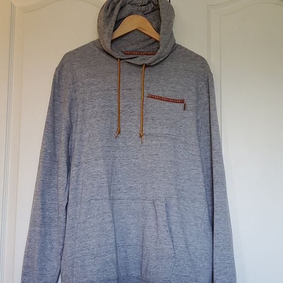 Dravus Other - Dravus Heathered Grey Lightweight Pullover Hoodie